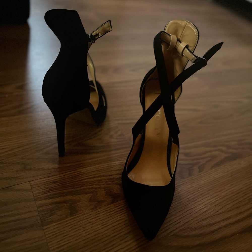 Back Suede High Heels size 5! Never used! - Picture 5 of 5